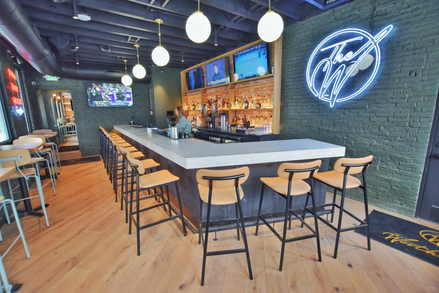 The Worthington upstairs bar