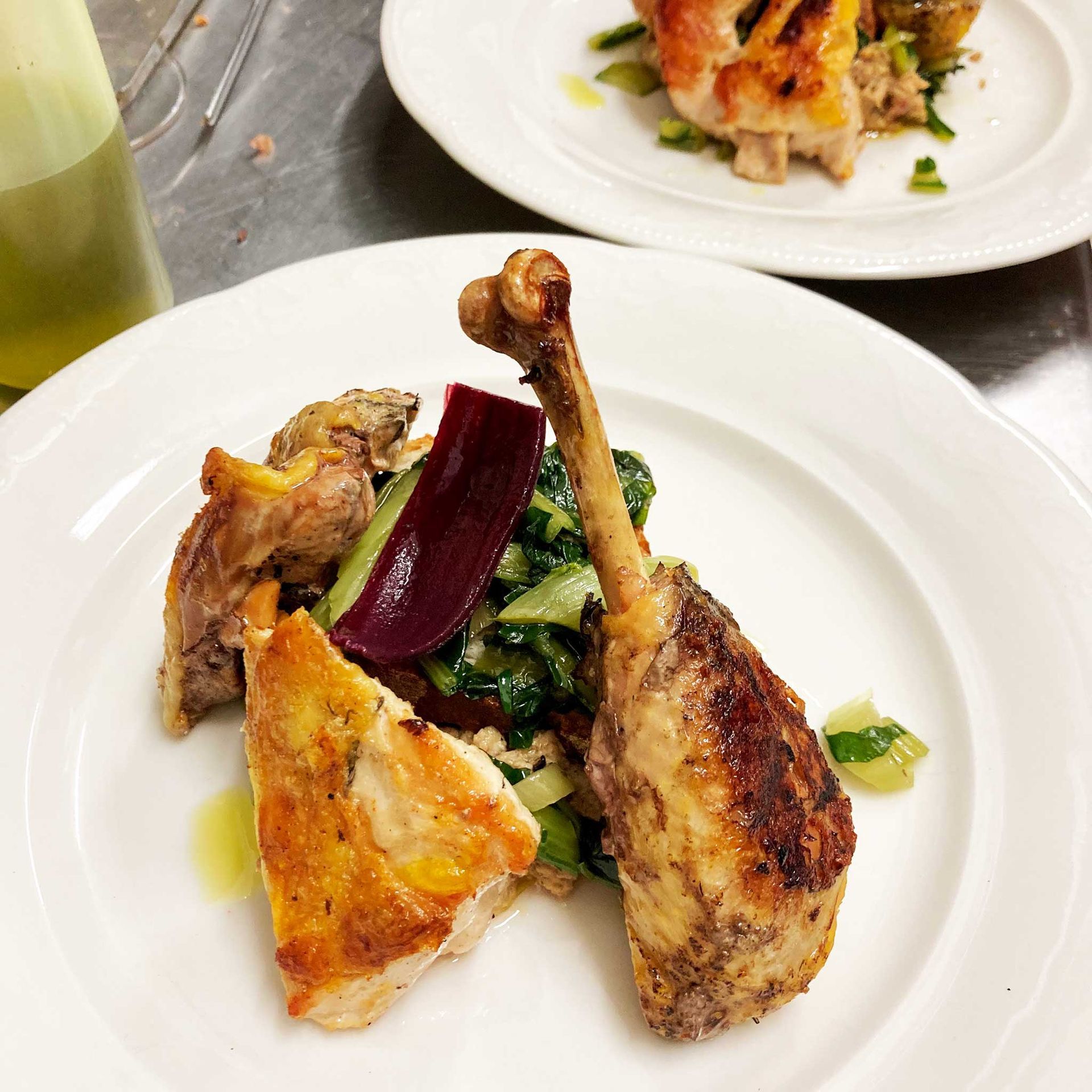 faraona con bandiera