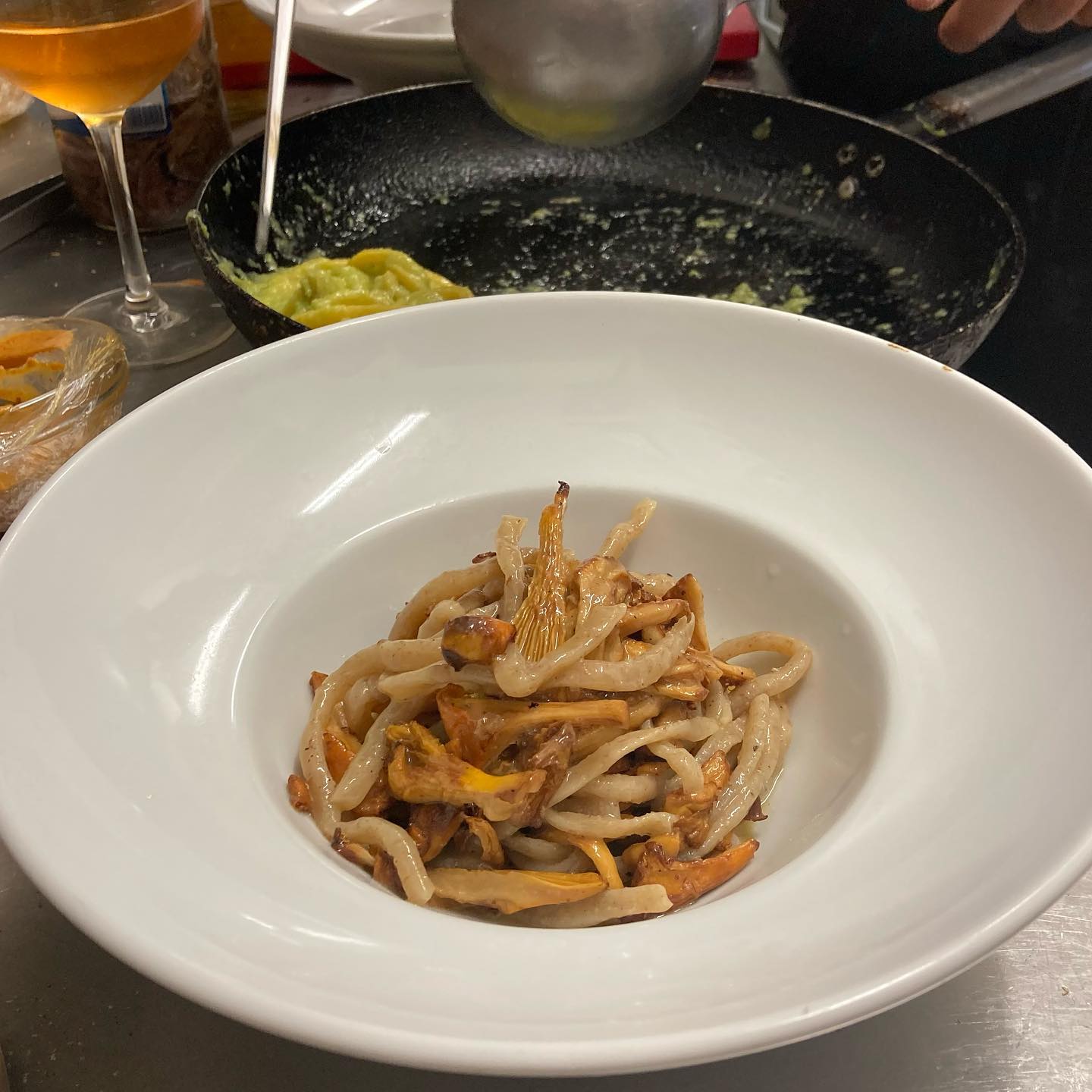 umbricelli con finferli