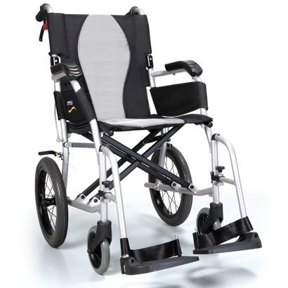 Wheelchair in black and sliver