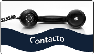 A black telephone with the word contacto on the bottom