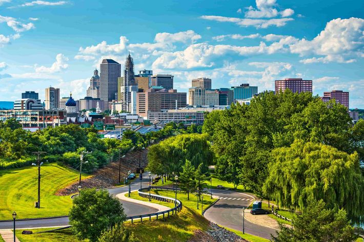 Hartford County skyline