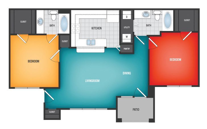 The Edison Dollhouse Floor Plan