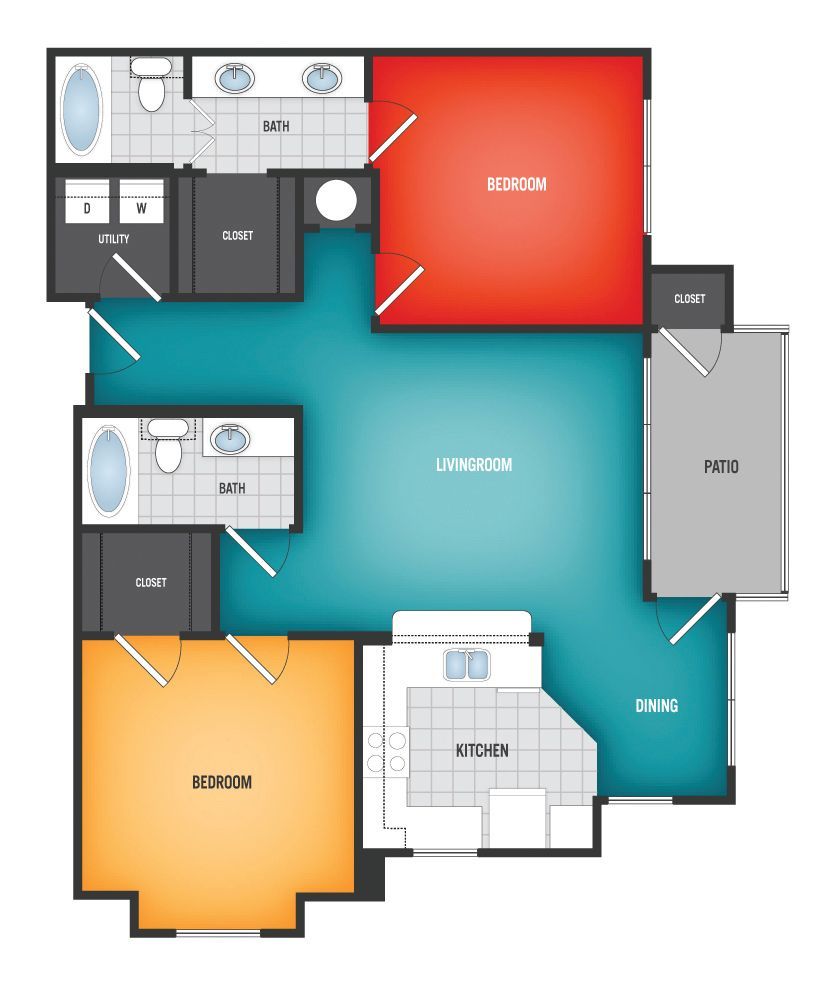 The Murray Dollhouse Floor plan