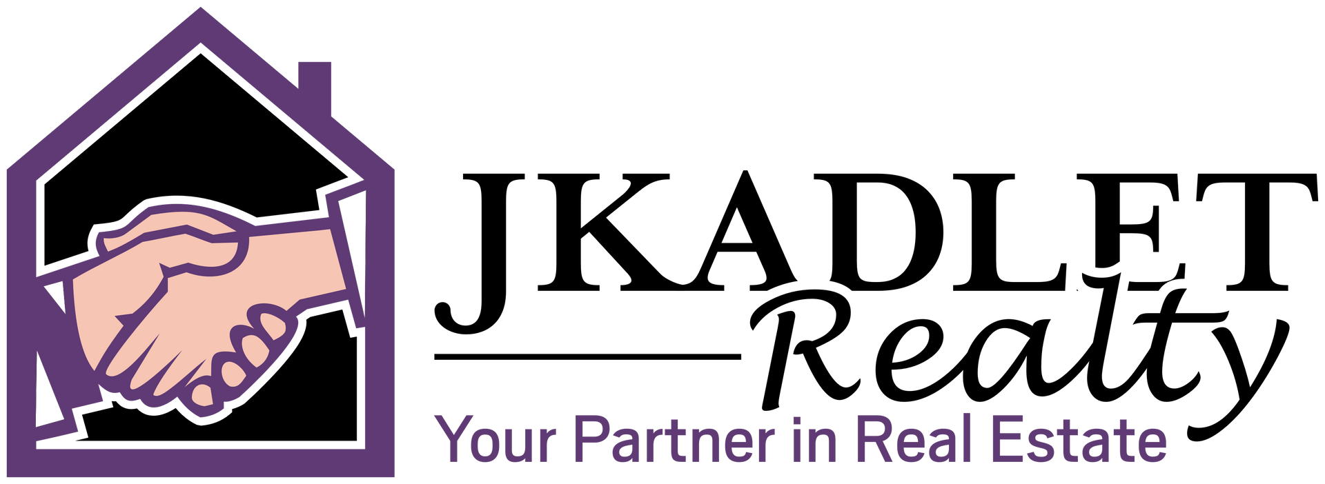 The logo for rise realty is red and white.