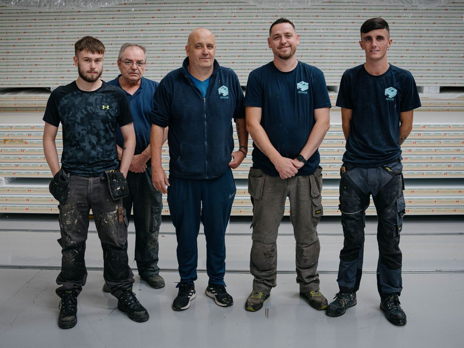 Benjamin Cleary, Artur Rasz, Philip O’Shea, Stephen Browne & Philip O’Shea - Production Team at Aircold Panel Solutions