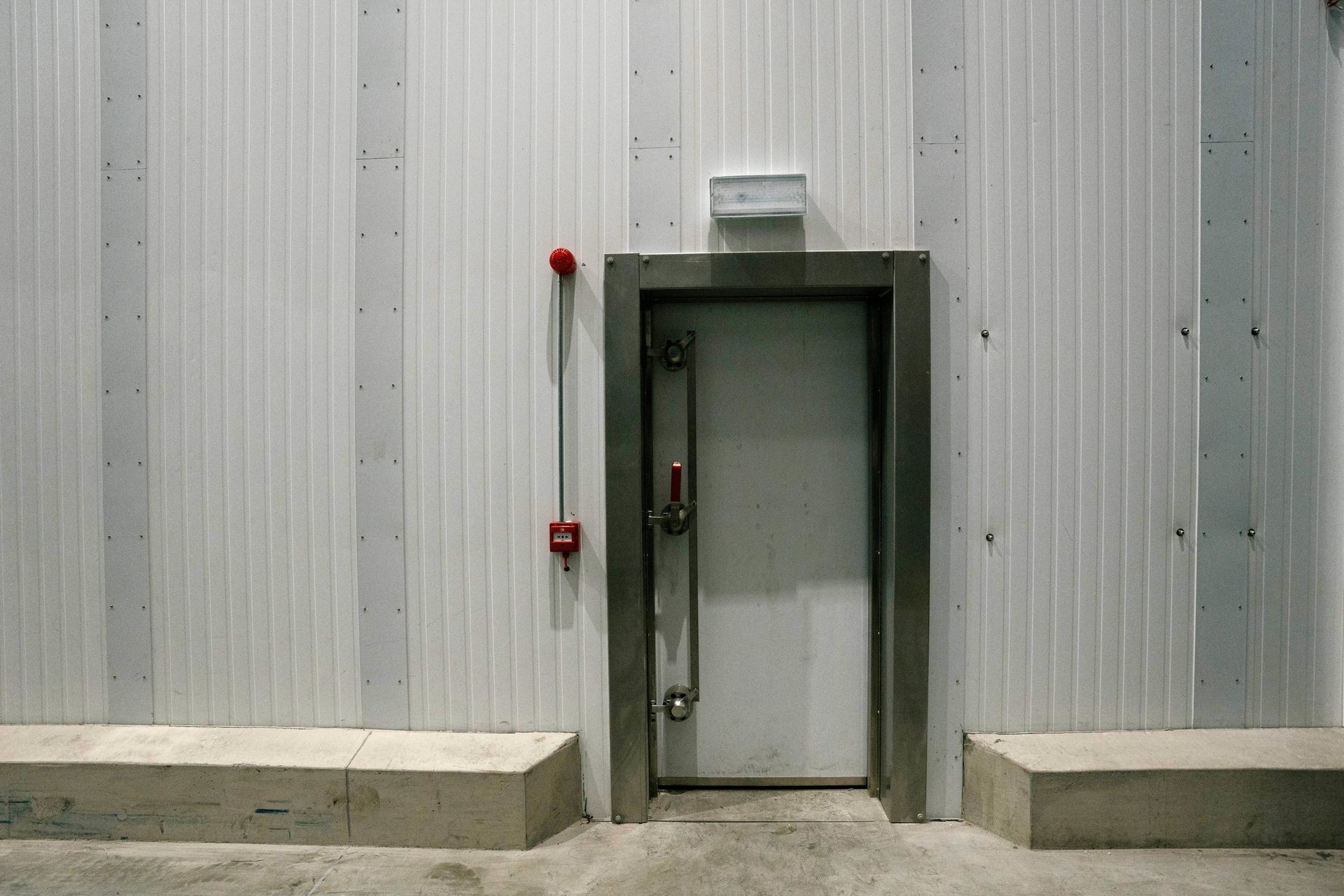 Final Phase of Advanced Freezer Room with Fire-Resistant Features for CGI by Aircold Panel Solutions.