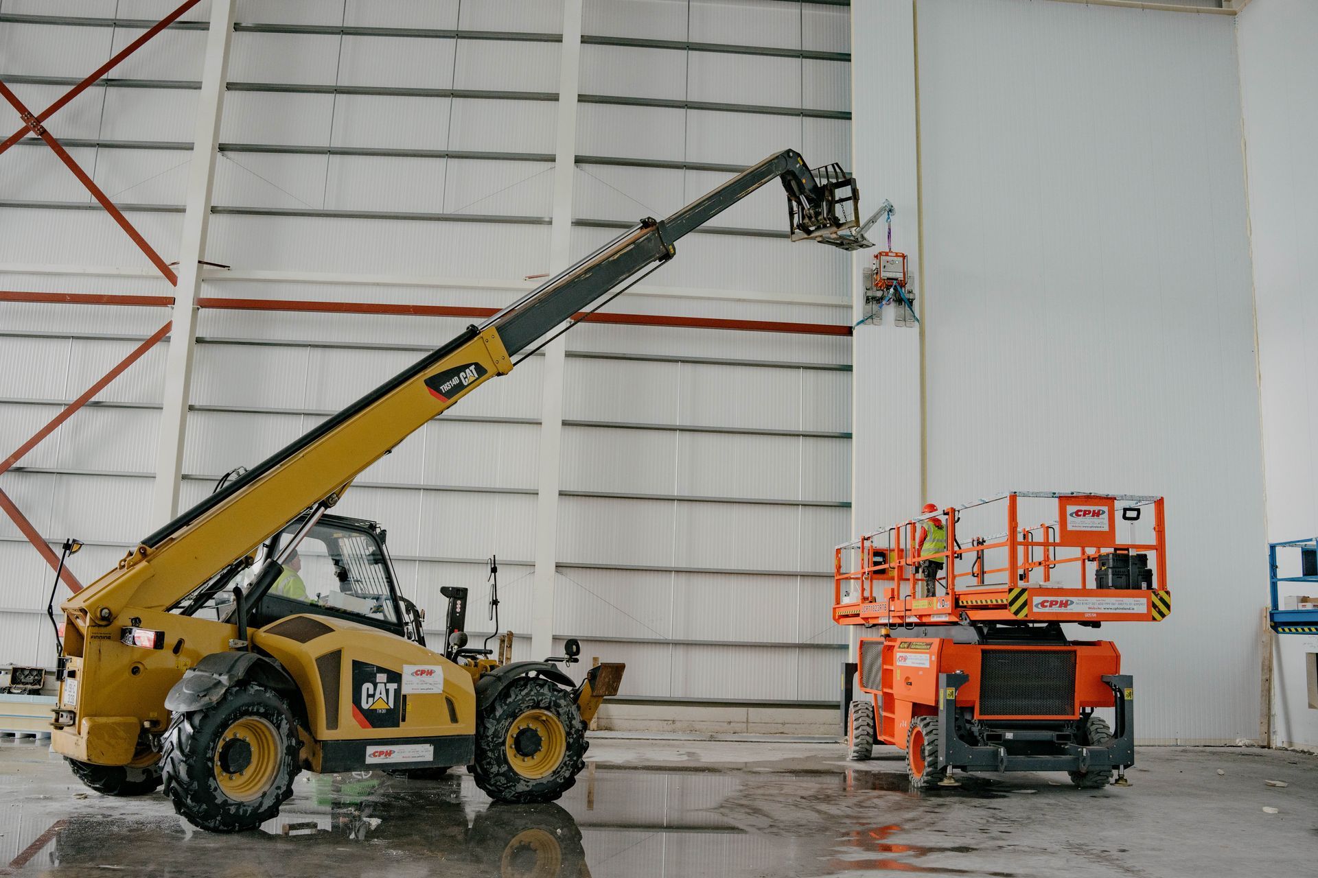 Construction Phase of Advanced Freezer Room with Fire-Resistant Features for CGI by Aircold Panel Solutions