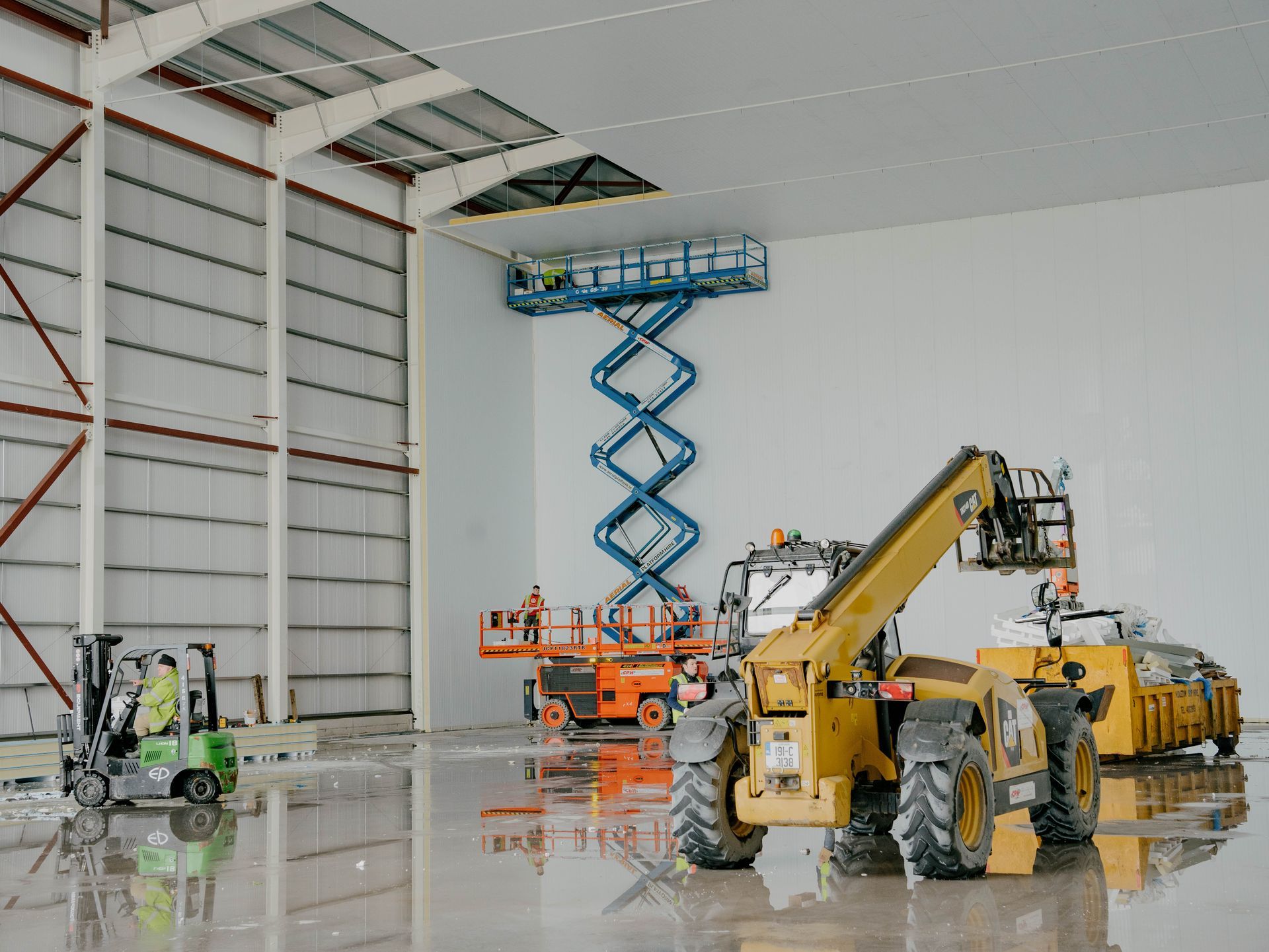 Construction Phase of Advanced Freezer Room with Fire-Resistant Features for CGI by Aircold Panel Solutions