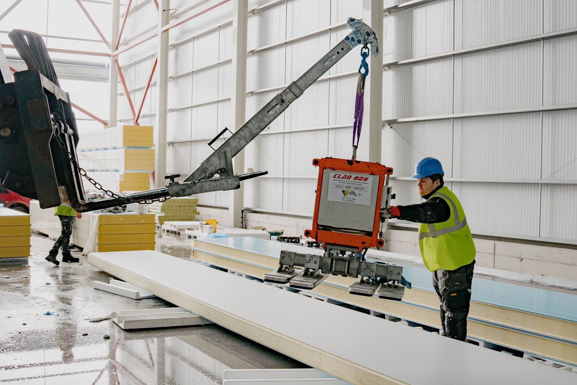 Construction Phase of Advanced Freezer Room with Fire-Resistant Features for CGI by Aircold Panel Solutions