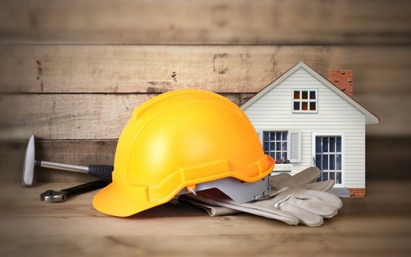 Construction tools with miniature house - Sir Fix It in Hampton, VA