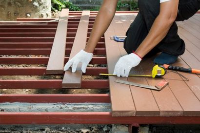 man installing deck - Sir Fix It in Hampton, VA