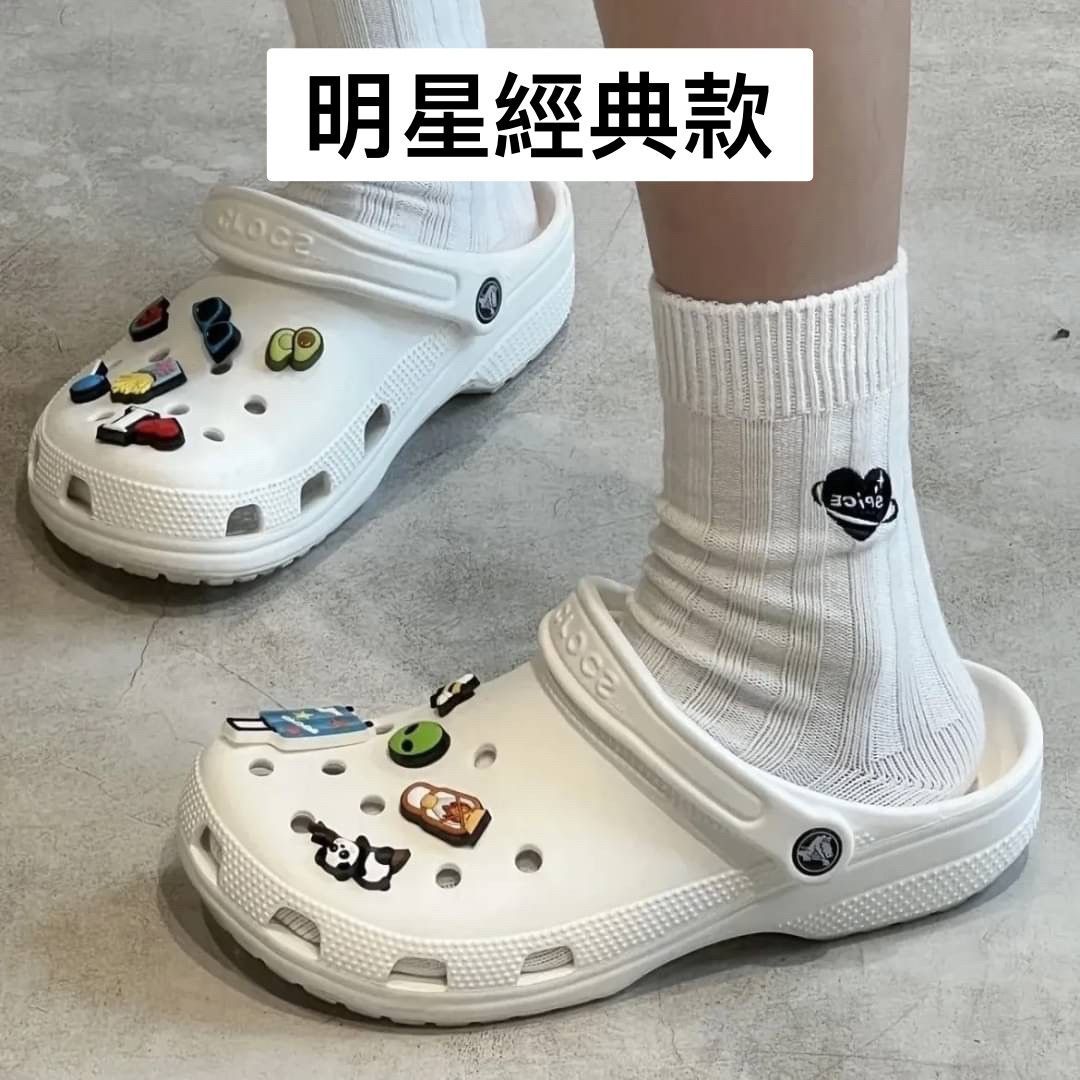 【新品上架/美安免運】韓國代購crocs classic platform clogs  明星經典款 洞洞鞋 穆勒鞋 增高 厚底 防水