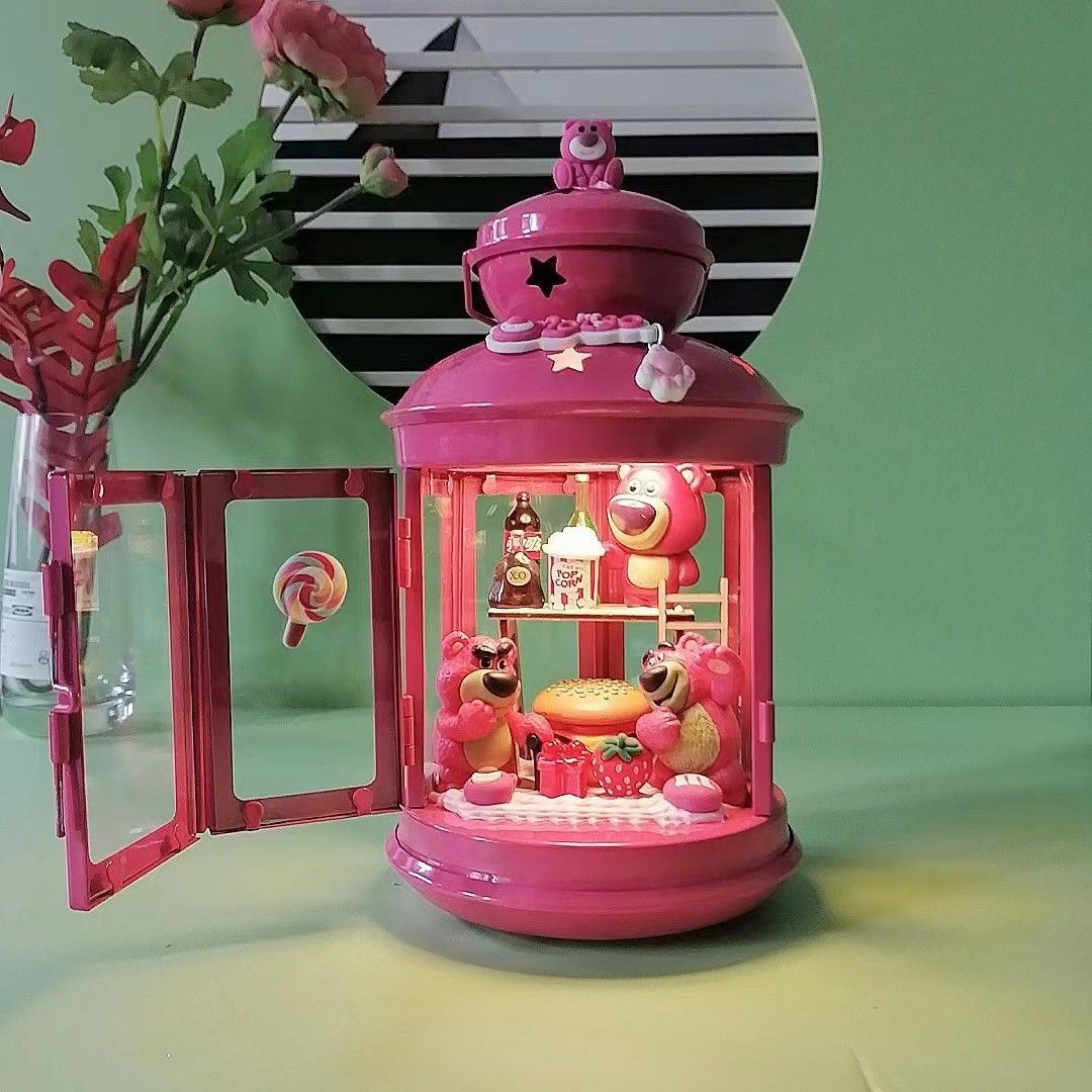 【新品上架/單品免運】草莓熊之派對燭台 DIY 小夜燈周邊 七夕情人節 閨蜜 生日禮物