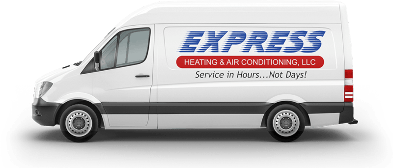 Express Heating & Air Conditioning Van