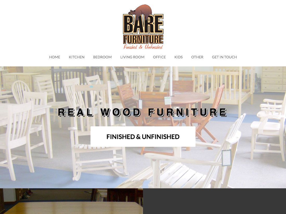 bare furniture