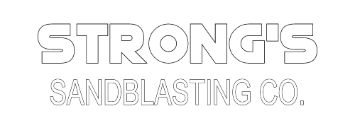 Strong's Sandblasting Co. logo
