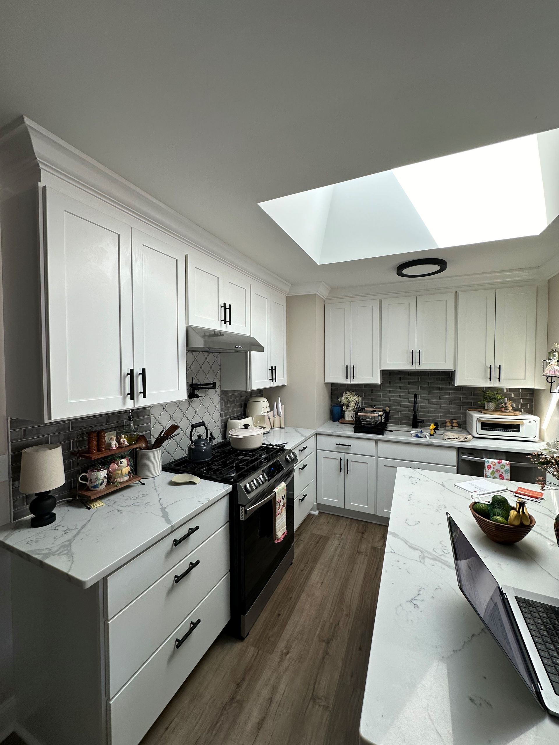 Kitchen With White Cabinets — Monmouth and Ocean Counties — Total Home Renovation