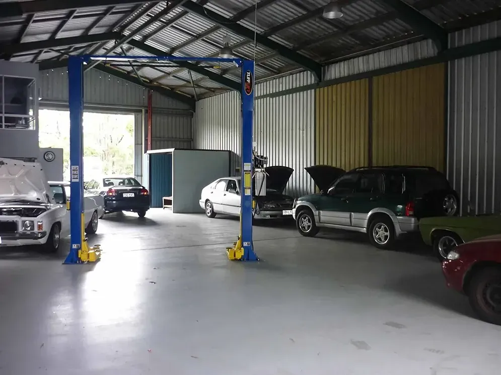 Cars Inside the Garage — Fischer Automotive in Svensson Heights, QLD
