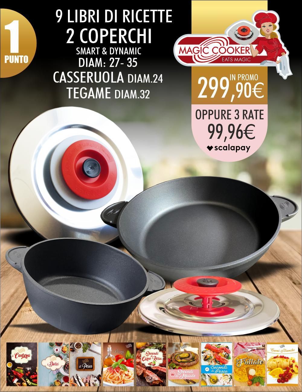 Promozioni Coperchi e Pentole Magic Cooker Sicilia Italia