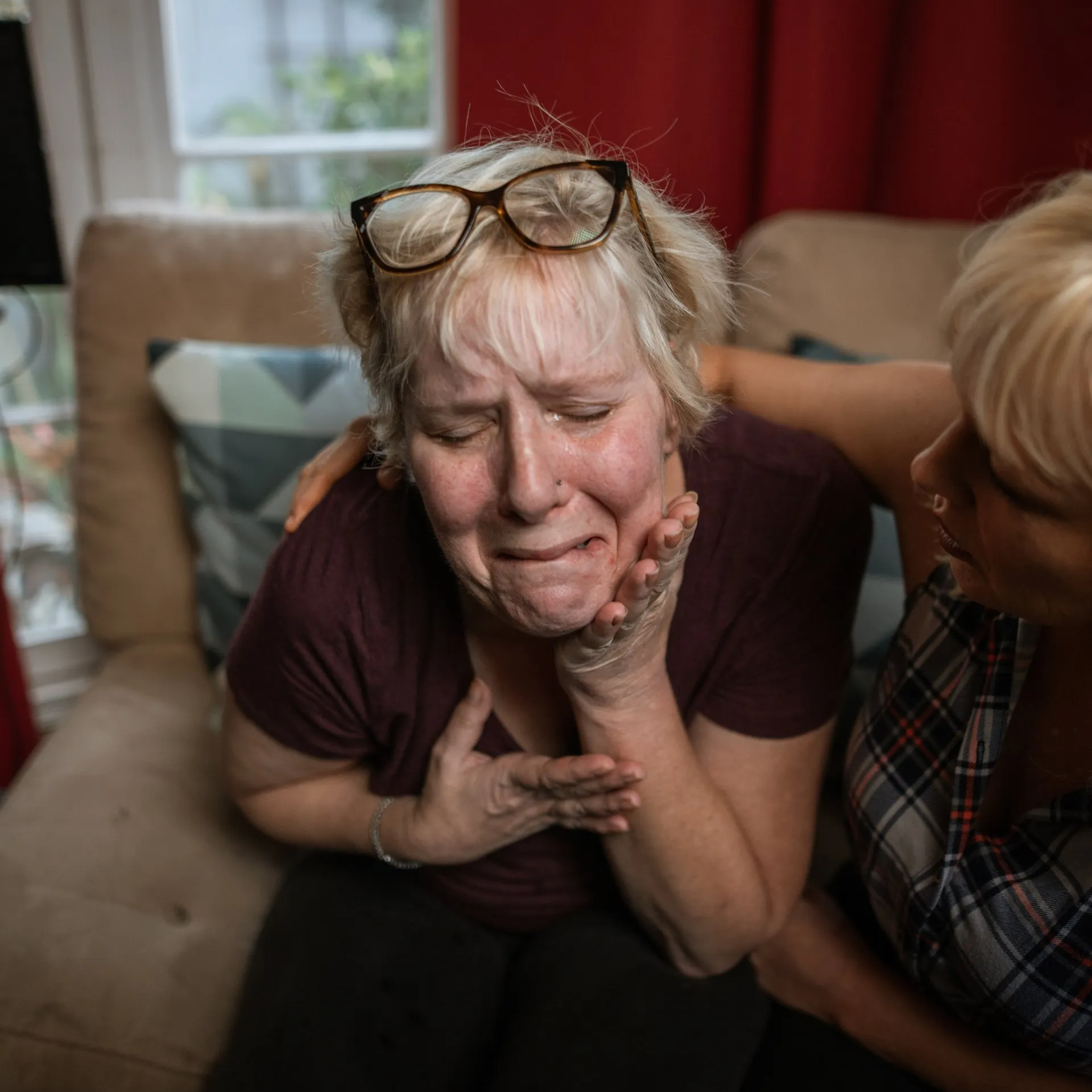 Woman in grief, counseling  in NJ.