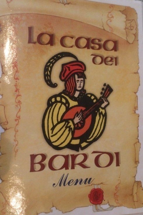 insegna ristorante La Casa dei Bardi