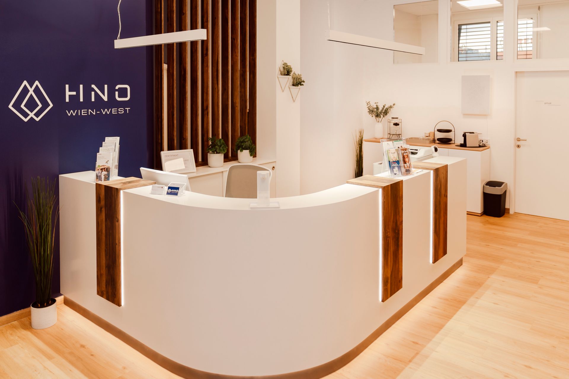 HNO Wien West Empfang