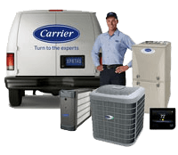 Man With Carrier Products — West Chester, PA — Brewer Heating & Air Conditioning