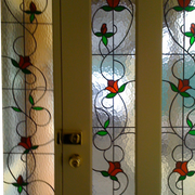 Flower And Vines Design — Jamisontown, NSW — Stained Glass Overlay Penrith