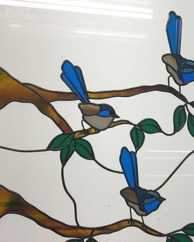 Three Little Birds — Jamisontown, NSW — Stained Glass Overlay Penrith