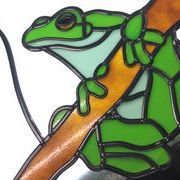 Frog on a Branch — Jamisontown, NSW — Stained Glass Overlay Penrith