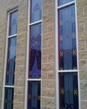 Stained Glass Oustide Look — Jamisontown, NSW — Stained Glass Overlay Penrith
