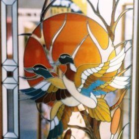 Swans — Jamisontown, NSW — Stained Glass Overlay Penrith