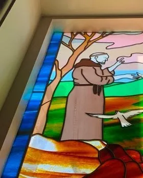 Saint — Jamisontown, NSW — Stained Glass Overlay Penrith