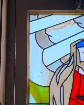Edge Details of Stained Glass — Jamisontown, NSW — Stained Glass Overlay Penrith