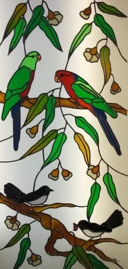 Different Birds — Jamisontown, NSW — Stained Glass Overlay Penrith