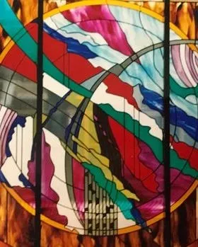 Colorful Abstract Design — Jamisontown, NSW — Stained Glass Overlay Penrith