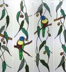 Flower Vines and Parrot Birds — Jamisontown, NSW — Stained Glass Overlay Penrith