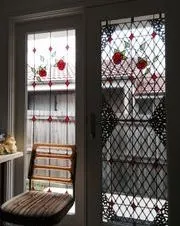 Red Roses On The Window — Jamisontown, NSW — Stained Glass Overlay Penrith