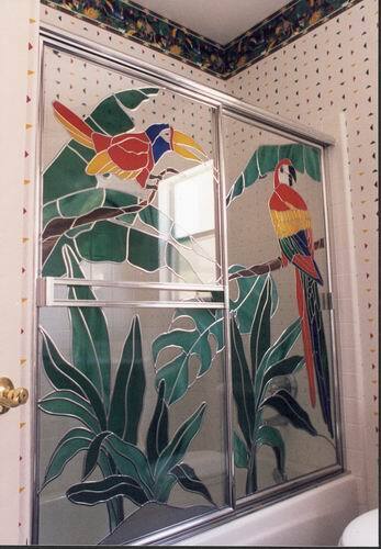 Parrots Design — Jamisontown, NSW — Stained Glass Overlay Penrith