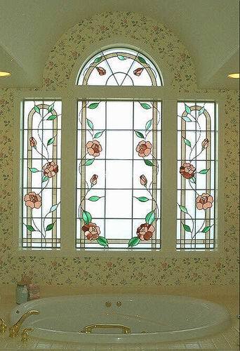 Floral Wall and Stained Glass Windows — Jamisontown, NSW — Stained Glass Overlay Penrith