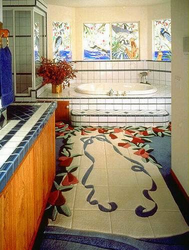 Beautiful Stained Glass Windows and Carpet — Jamisontown, NSW — Stained Glass Overlay Penrith