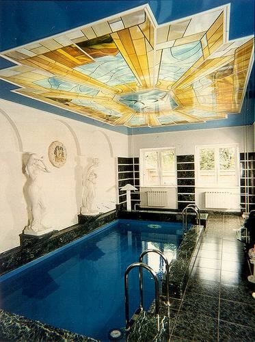 Beautiful Pool Area Ceiling — Jamisontown, NSW — Stained Glass Overlay Penrith