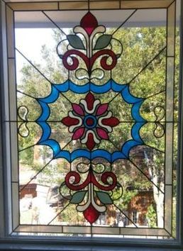 Symmetrical Flower Design — Jamisontown, NSW — Stained Glass Overlay Penrith