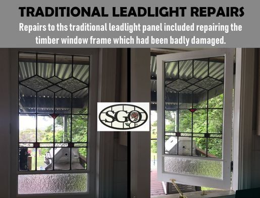 Traditional Leadlight Repairs — Jamisontown, NSW — Stained Glass Overlay Penrith