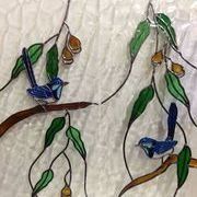 Two Little Blue Birds — Jamisontown, NSW — Stained Glass Overlay Penrith