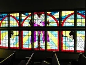 Angels and a Dove — Jamisontown, NSW — Stained Glass Overlay Penrith