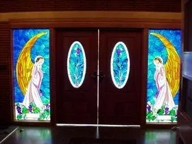Double Door Angels Design — Jamisontown, NSW — Stained Glass Overlay Penrith