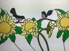 Yellow Flower — Jamisontown, NSW — Stained Glass Overlay Penrith