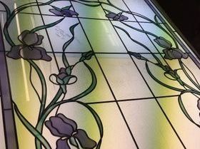Purple Rose — Jamisontown, NSW — Stained Glass Overlay Penrith